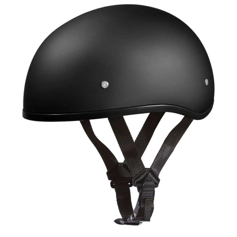 Daytona Motorcycle Half Skull Cap-Lightweight & Stylish DOT Approved Adults